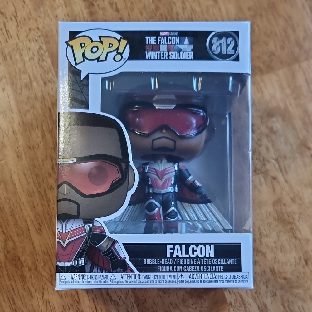 Funko Pop! Marvel Studios The Falcon Winter Soldier Bobble-Head Falcon #812